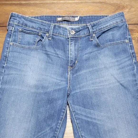Levi Strauss Demi Curve Classic Rise Slim Leg Jeans - Size 12/31 - Picture 2 of 6